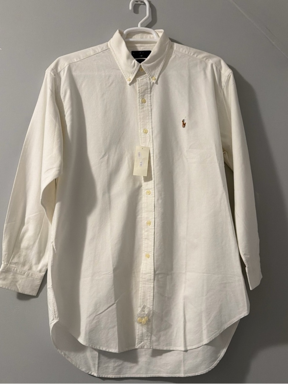 Polo, Ralph Lauren Yarmouth White Oxford Shirt 16–34 Button Dwn Classic Pony NWT